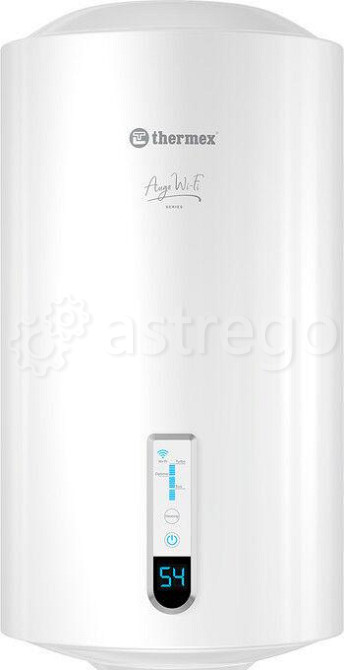 Электрический накопительный водонагреватель Thermex Auga 50 V Slim Wi-Fi Нижний Новгород - изображение 1