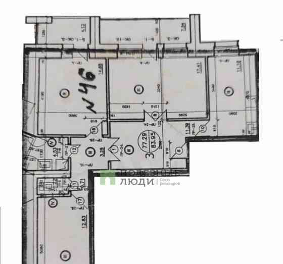 3-комн. квартира, 81.5 м2, 7/10 эт. Красноярск