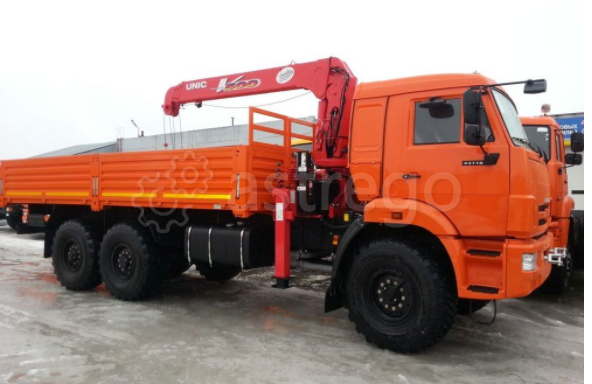 Бортовой автомобиль с КМУ на шасси ГАЗ 3309 Ставрополь - изображение 1