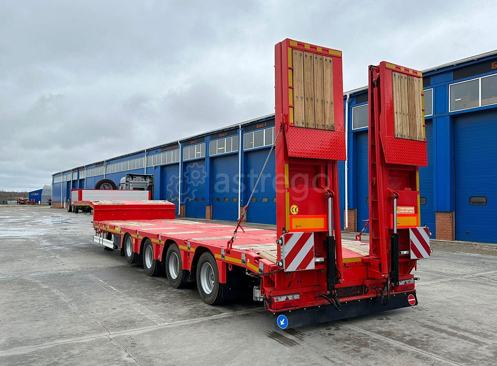 Полуприцеп трал Kassbohrer LB4E ISO Pakcs 4 оси раздвижной 10 градусов аппарели Kassbohrer Краснодар - изображение 1
