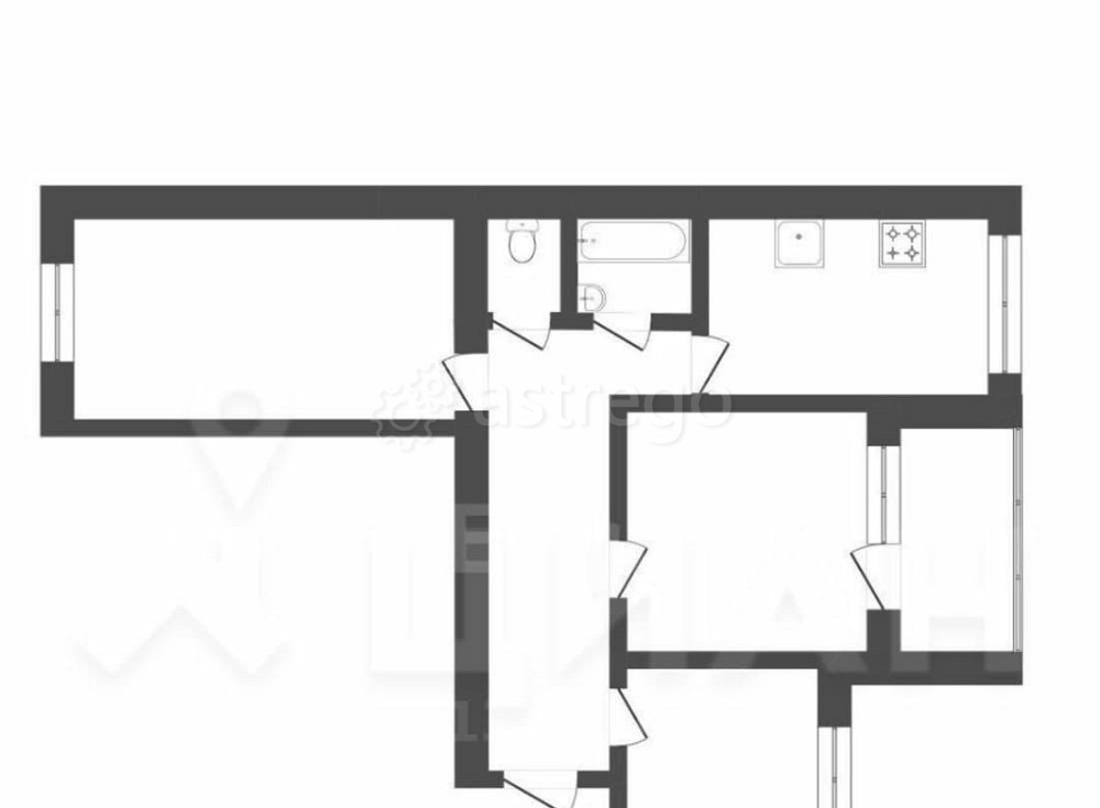 3-комн. квартира, 62.2 м2, 4/5 эт. Дюртюли - изображение 1