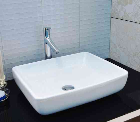 Раковина на столешницу Cerama LUX 9132 (48,5х38,5х12,5) Красноярск