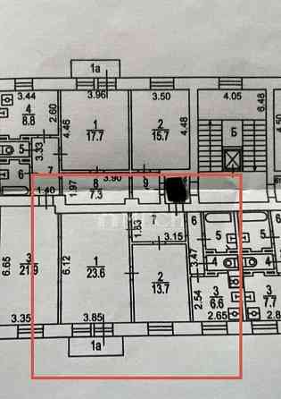 2-комн. квартира, 58 м2, 4/7 эт. Москва
