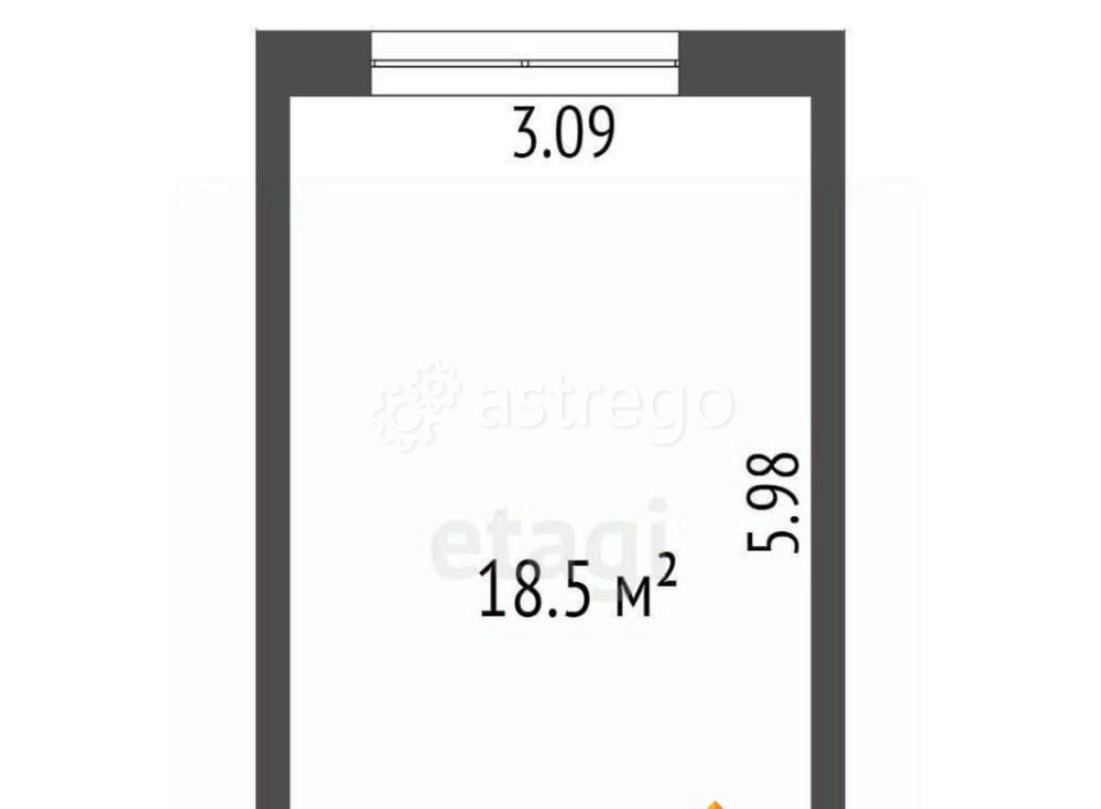 Комната, 18.5 м2, 3/5 эт. Новодвинск - изображение 5