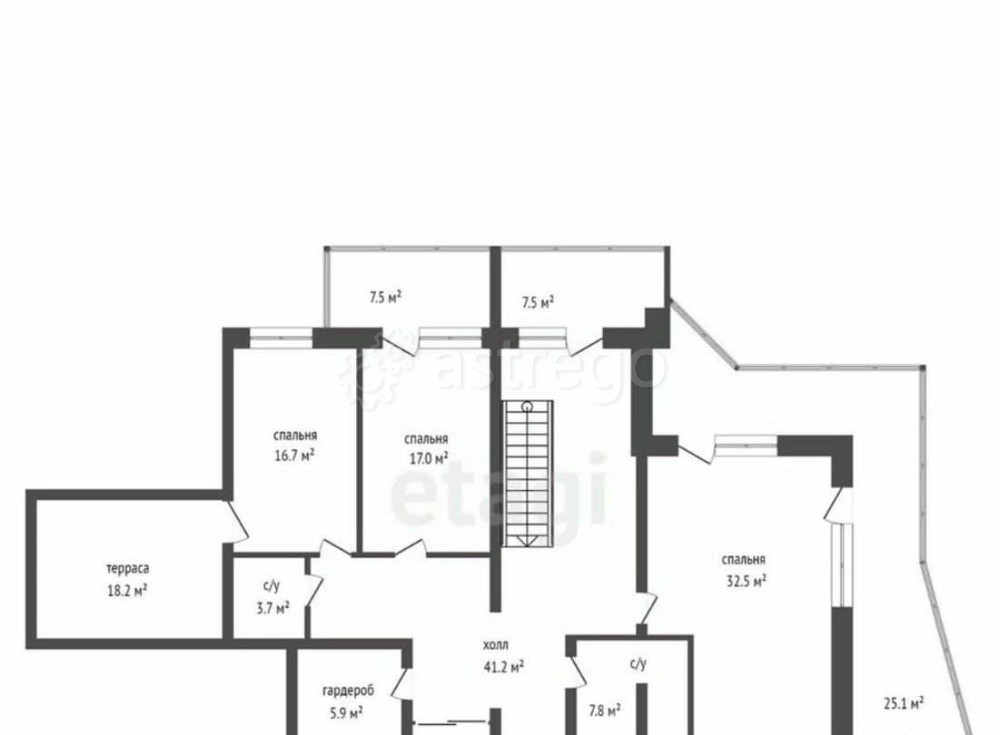 4-комн. квартира, 386 м2, 17/17 эт. Красноярск - изображение 7