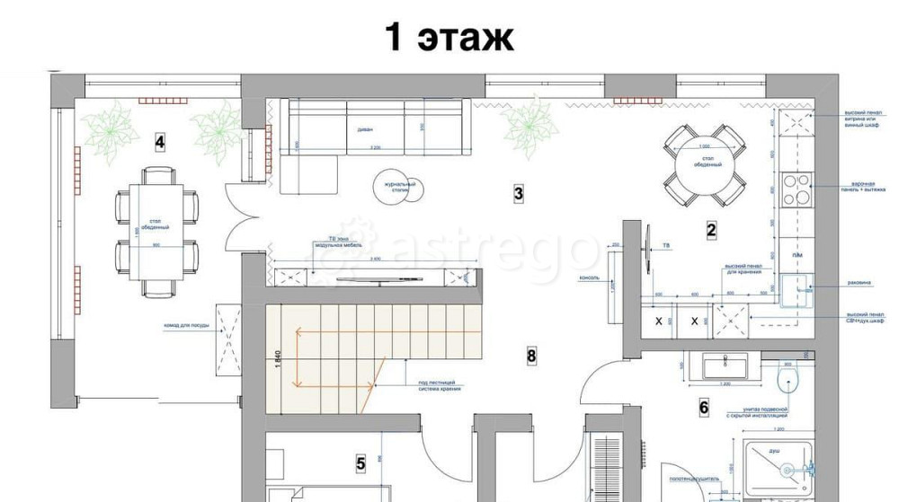 Дом, 230 м2, 6 соток, 2 эт. Москва - изображение 3