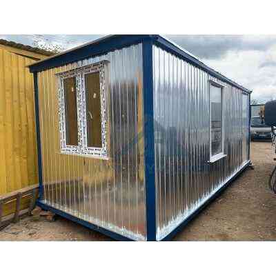 Бытовка металлическая БК-02 6,0х2,4м с тамбуром утепленная под столовую Москва