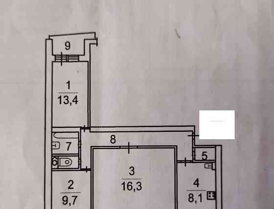 Комната, 16.4 м2, 6/9 эт. Котельники