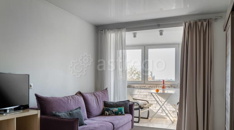 1-комн. апарт-ы, 47 м2, 5/25 эт. Москва - изображение 2