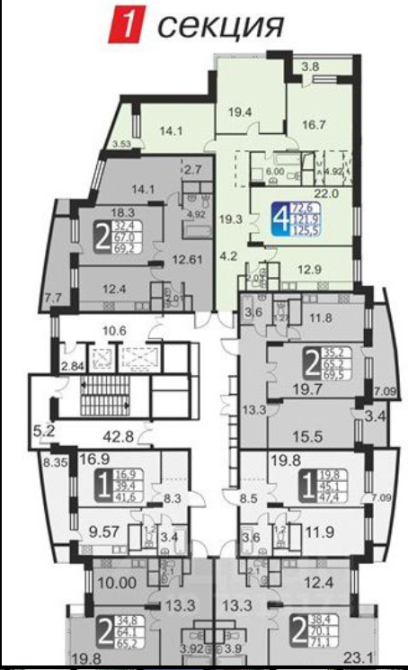 Продам 4-комн. Квартиру, 126.6 м2, 9/14 этаж Москва - изображение 4
