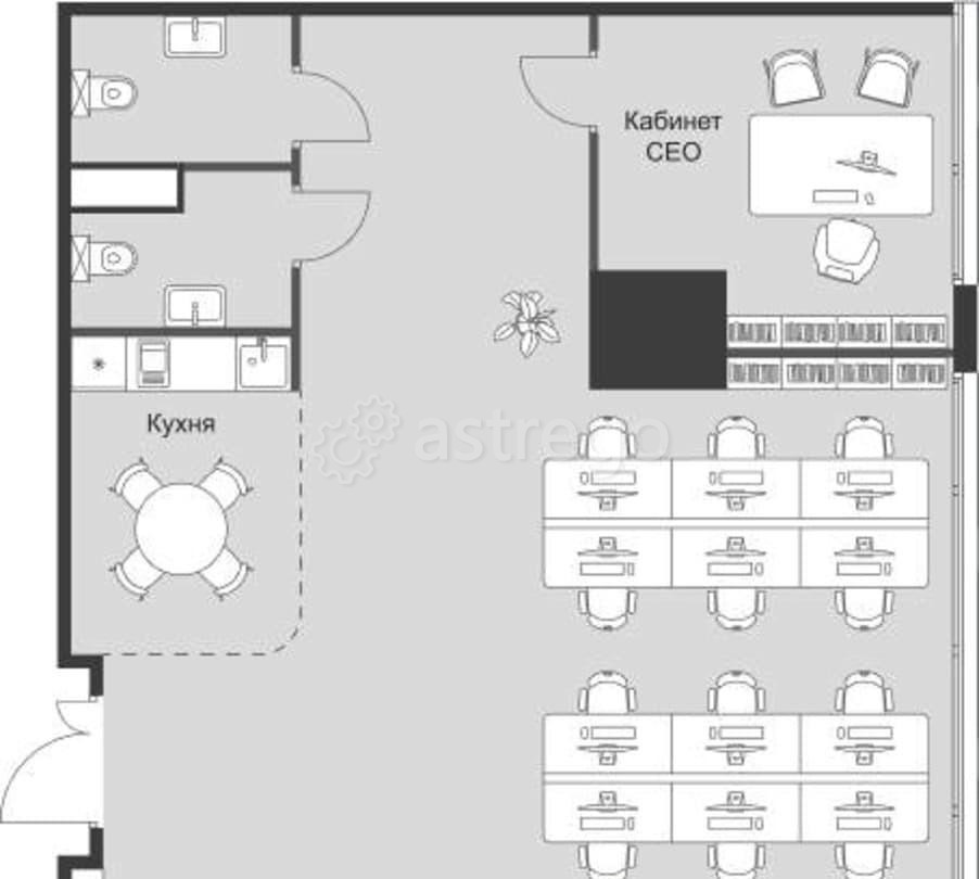 Офис, 95.24 м2 Москва - изображение 10