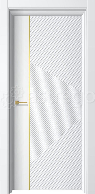 Дверь межкомнатная COSMO 8 Эмалит белый Пермь - изображение 1