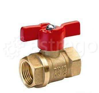 Кран шаровый (бр/ст) 11Б 27п (вода) dy 15 Санкт-Петербург - изображение 1