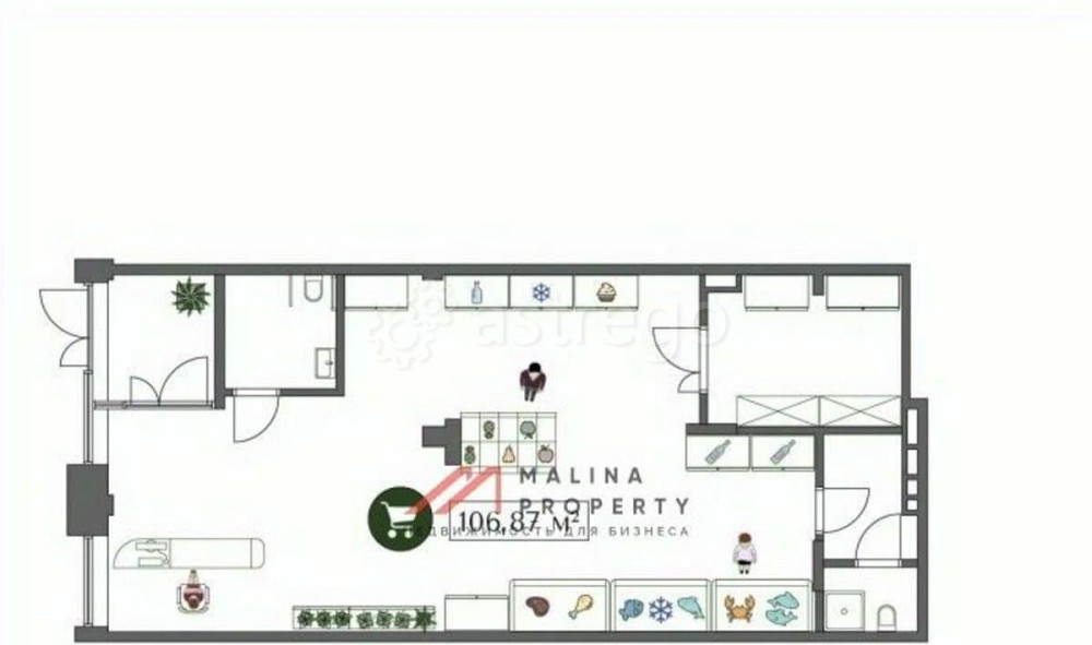 Торговое помещение, 108 м2 Москва - изображение 5