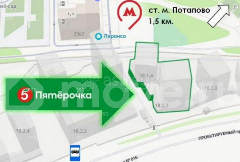Торговое помещение, 531.5 м2 Москва - изображение 4