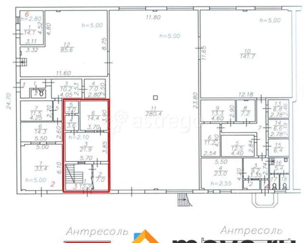 Офис, 119 м2 Астрахань - изображение 2
