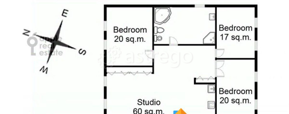 4-комн. квартира, 173 м2, 3/5 эт. Москва - изображение 7