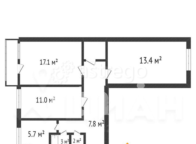 3-комн. квартира, 60.1 м2, 4/5 эт. Бийск - изображение 4
