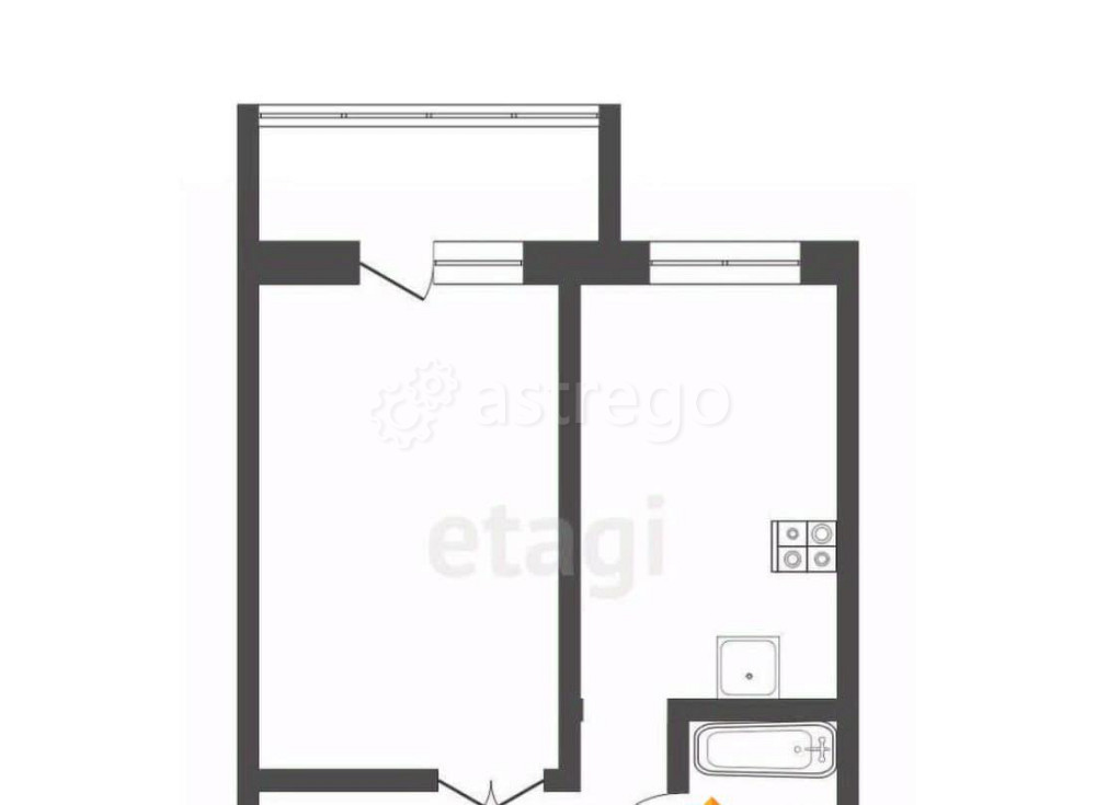 1-комн. квартира, 45.1 м2, 8/14 эт. Бийск - изображение 5