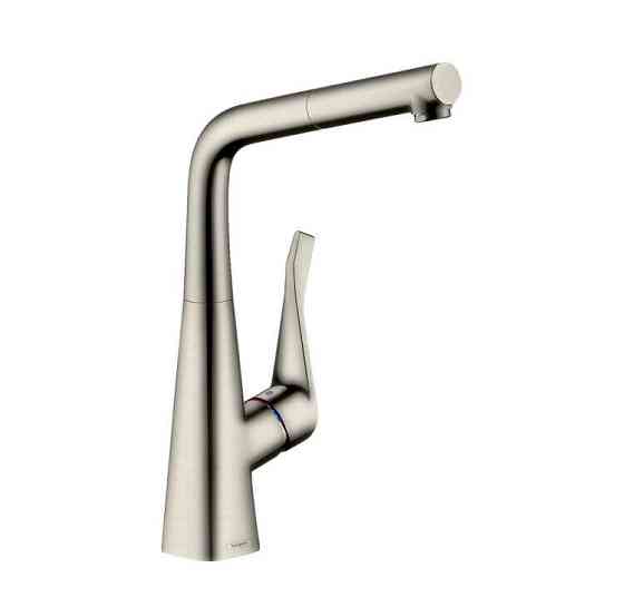 Смеситель для кухни Hansgrohe, Metris M71, sBox, тип открывания воды - однорычажный 73812800 Москва