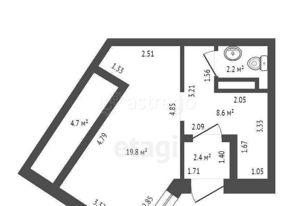 Офис, 33 м2 Санкт-Петербург - изображение 6