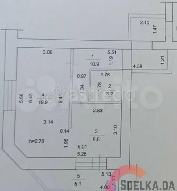 1-комн. квартира, 42.7 м2, 8/14 эт. Нефтекамск - изображение 4