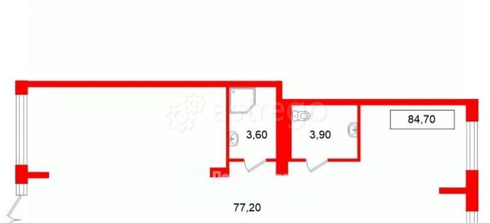 Торговое помещение, 84.7 м2 Санкт-Петербург - изображение 7