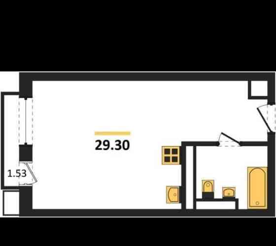 Студия, 29.3 м2, 6/18 эт. Жуковский