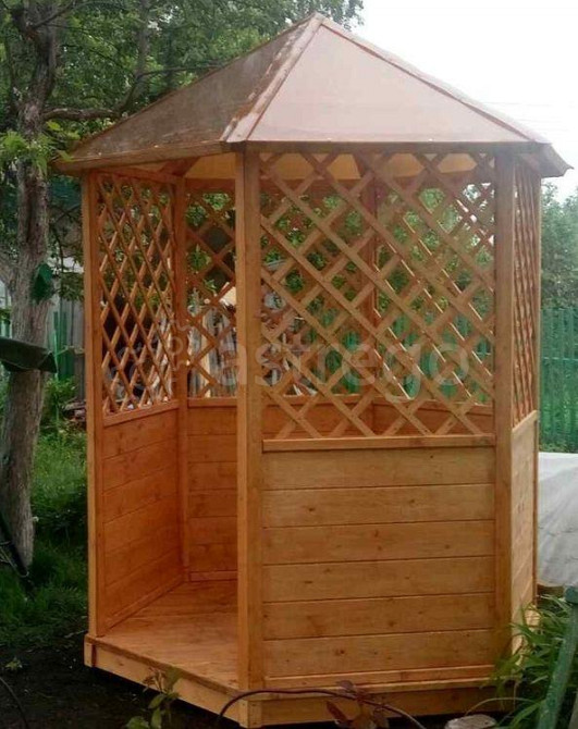 Беседка деревянная 1,7х2 м, "Летняя - 1" к3 Омск - изображение 1