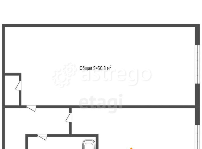 1-комн. квартира, 30.3 м2, 5/9 эт. Бийск - изображение 7