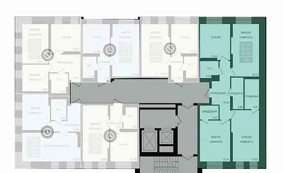 3-комн. квартира, 92.45 м2, 11/20 эт. Красноярск