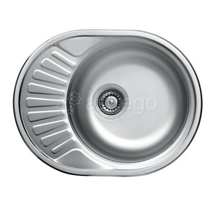 Мойка нержавеющая 600х600 мм с сифоном Potato 0.6 мм правая Новосибирск - изображение 1
