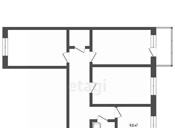 3-комн. квартира, 78.8 м2, 15/15 эт. Сергиев Посад