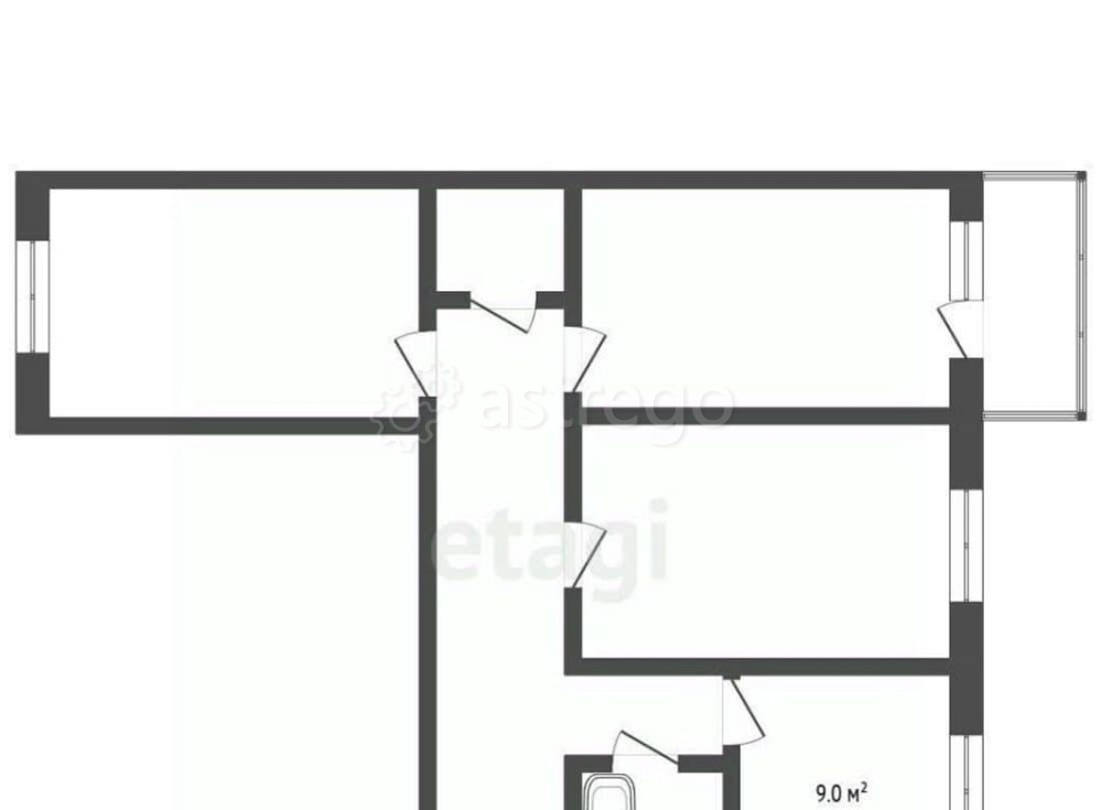 3-комн. квартира, 78.8 м2, 15/15 эт. Сергиев Посад - изображение 6