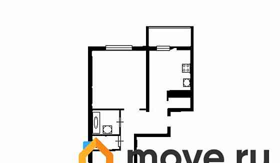 2-комн. квартира, 54 м2, 2/14 эт. Москва