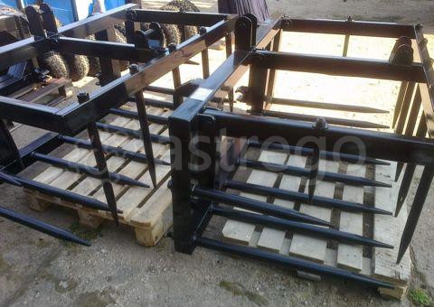 Вилы с прижимом на фронтальный погрузчик для трактора МТЗ Краснодар - изображение 1