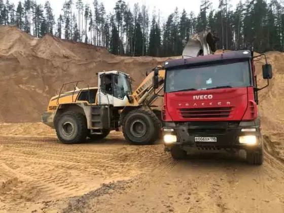 Песок, щебень, грунт, керамзит, крошка и вывоз грунта Санкт-Петербург