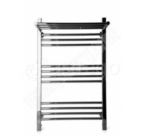 Полотенцесушитель водяной нержавеющая сталь Лесенка Ду 25 (1") НР с полочкой 500х600мм 8П нижнее под Москва - изображение 1