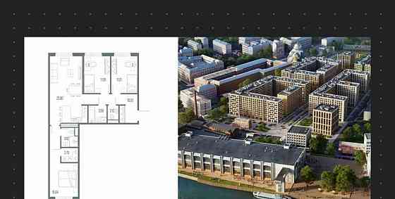 3-комн. квартира, 84.96 м2, 5/10 эт. Санкт-Петербург