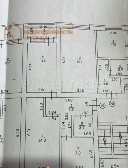 2-комн. квартира, 43 м2, 2/3 эт. Янаул - изображение 5