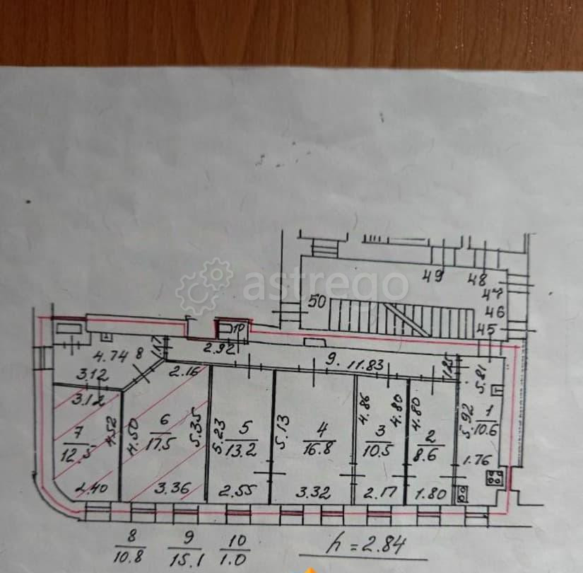 5-комн. квартира, 116.6 м2, 5/7 эт. Санкт-Петербург - изображение 2