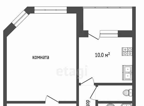 1-комн. квартира, 42.8 м2, 16/16 эт. Серпухов