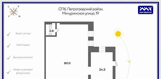 Торговое помещение, 107.1 м2 Санкт-Петербург