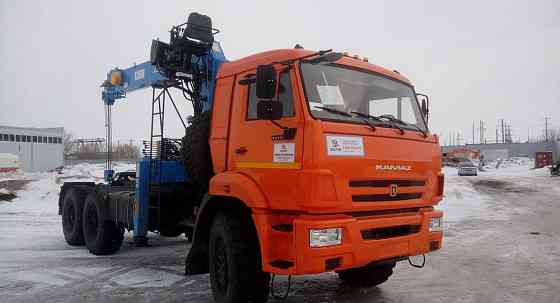 Седельный тягач Камаз 43118 с КМУ Dong Yang 1956 г/п 8т. Самара