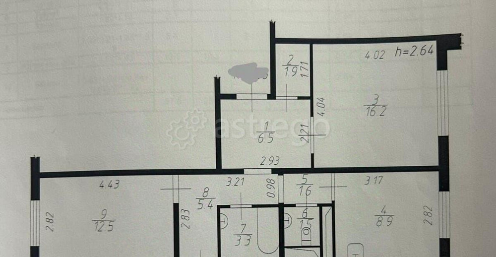 2-комн. квартира, 57.8 м2, 4/12 эт. Подольск - изображение 3