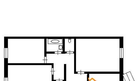 3-комн. квартира, 70.5 м2, 4/5 эт. Северодвинск