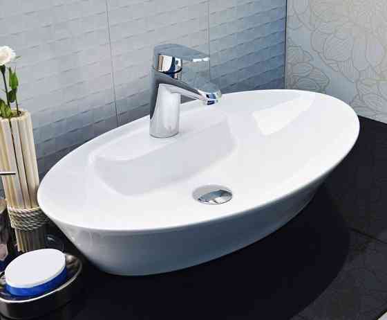 Раковина на столешницу Cerama LUX 9398 (60,5х36,5х11,5) Красноярск