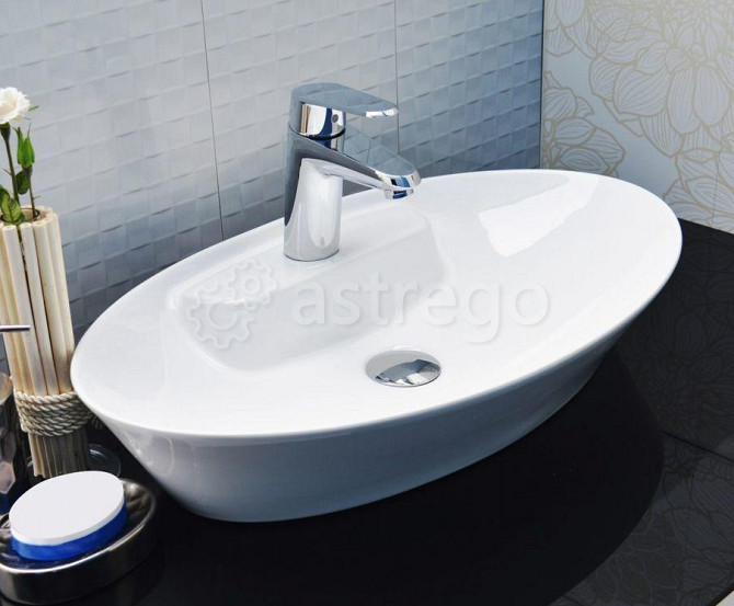 Раковина на столешницу Cerama LUX 9398 (60,5х36,5х11,5) Красноярск - изображение 1