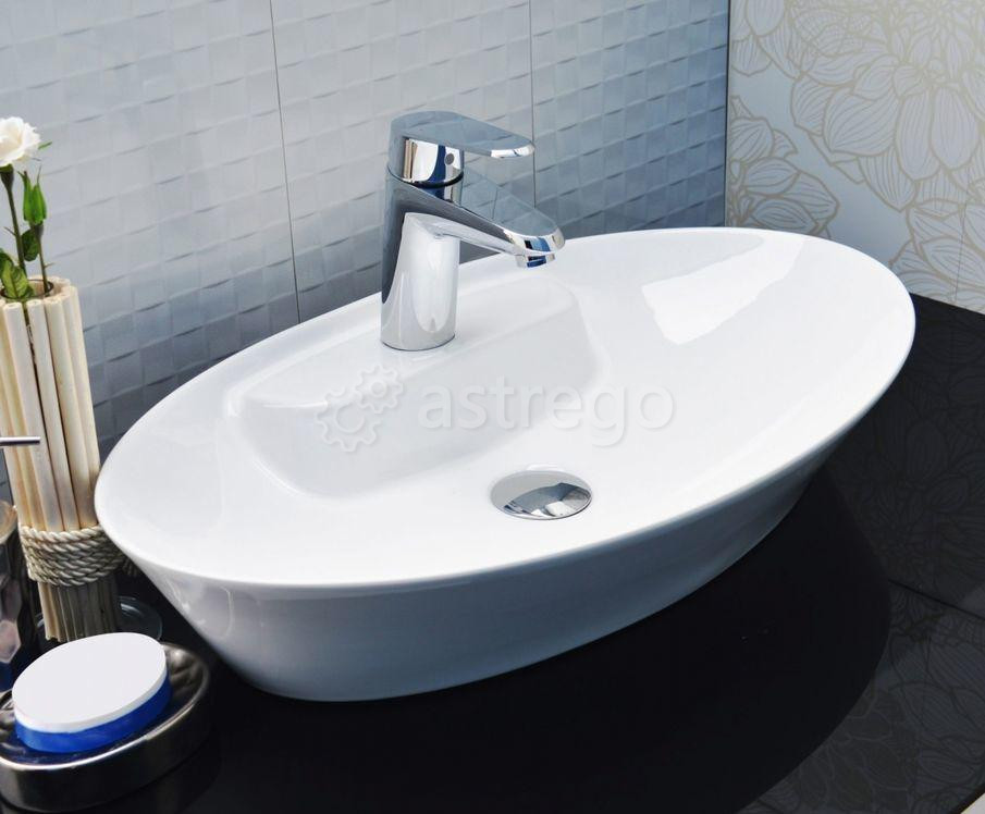 Раковина на столешницу Cerama LUX 9398 (60,5х36,5х11,5) Красноярск - изображение 1