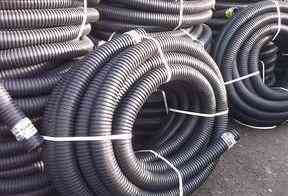 Труба дренажная двустенная ПНД в фильтре диаметр 50 Санкт-Петербург